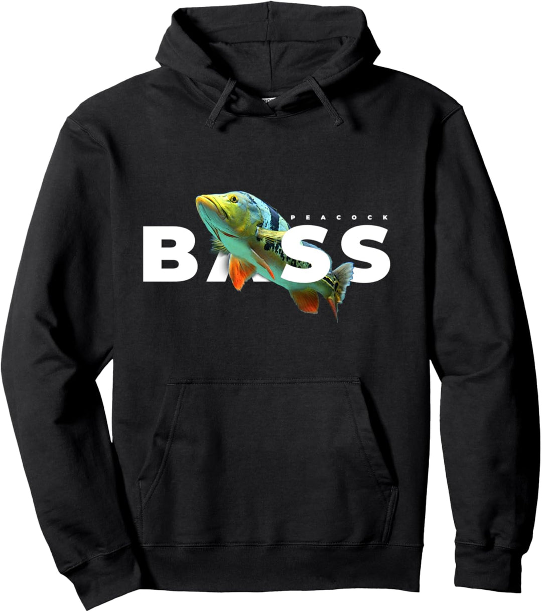Pfauenbarsch Monster Fischhalter Pullover Hoodie