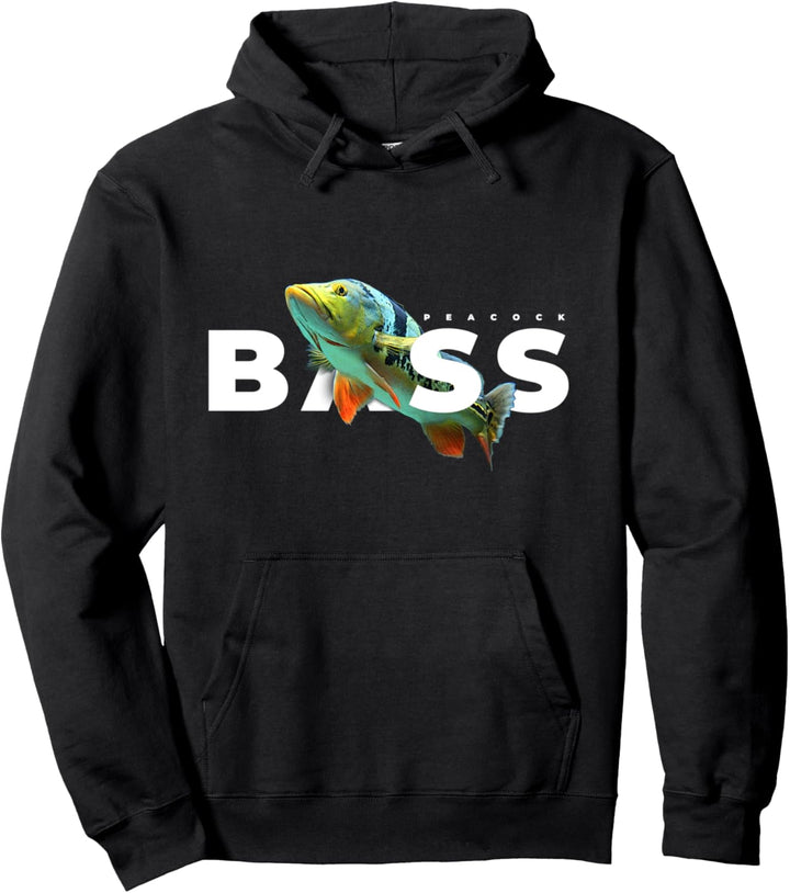 Pfauenbarsch Monster Fischhalter Pullover Hoodie