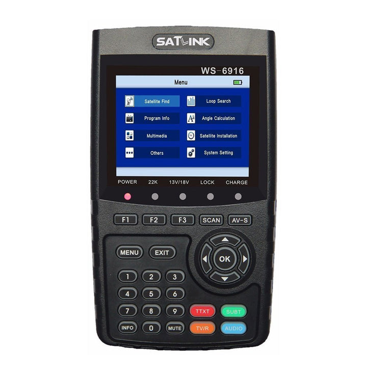SATLINK WS-6916 HD Digital Satfinder Messgerät DVB-S DVB-S2 / MPEG-2 & MPEG-4 HDMI