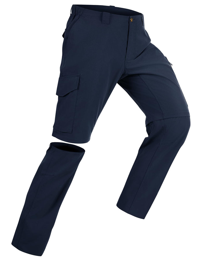 33,000ft Wanderhose Herren Zip Off Trekkinghose, Atmungsaktiv Abnehmbar Stretch Outdoorhose mit 6 Ta