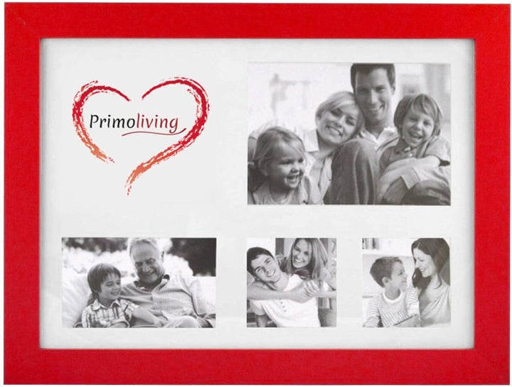 PrimoLiving Knietablett mit Fotorahmen - 43 x 32,5 x 8 cm – Tablett als Laptopunterlage – Sofa oder