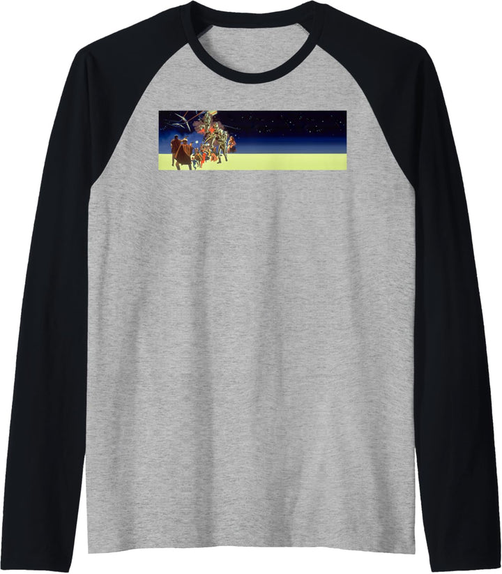 Battlestar Galactica Retro Stripe Raglan