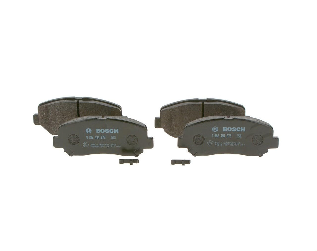 Bosch BP1670 Bremsbeläge - Vorderachse - ECE-R90 Zertifizierung - vier Bremsbeläge pro Set