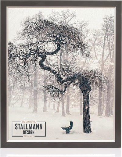 Stallmann Design 'My Frames' Bilderrahmen 50 x 100 cm | Farbe: Schwarz-Silber | eleganter Rahmen - s