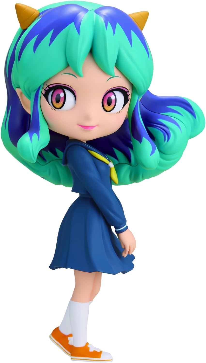 BANPRESTO URUSEI YATSURA - Lum - Q Posket 14cm Modern Lum - Uniform Ver. - (Ver. A), Modern Lum - Un