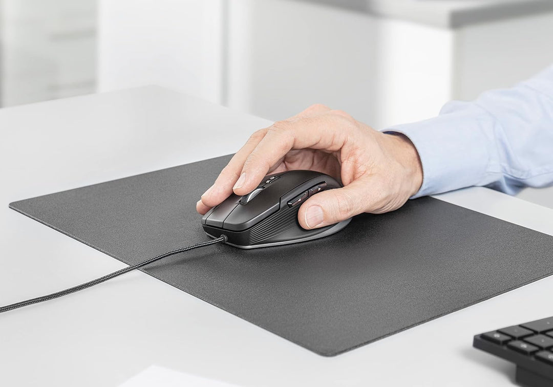 3Dconnexion CadMouse Compact (Kompakte Maus, optisch, USB, Rechtshänder), Mattschwarz, Compact