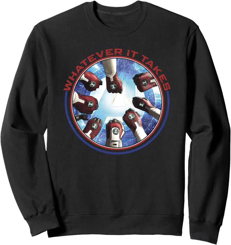 Marvel Avengers Endgame Whatever It Takes Hands In Portrait Sweatshirt