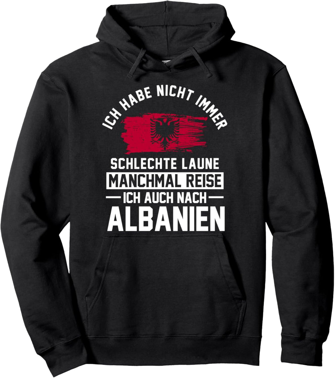 Albaner Albanisch Kosovo Albanische Flagge Pullover Hoodie