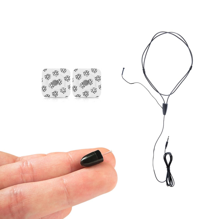 CooMax Spion Kopfhörer Kabellos VIP Pro Unsichtbare Kopfhörer mit Mikrofon Handy für Prüfung - Mini
