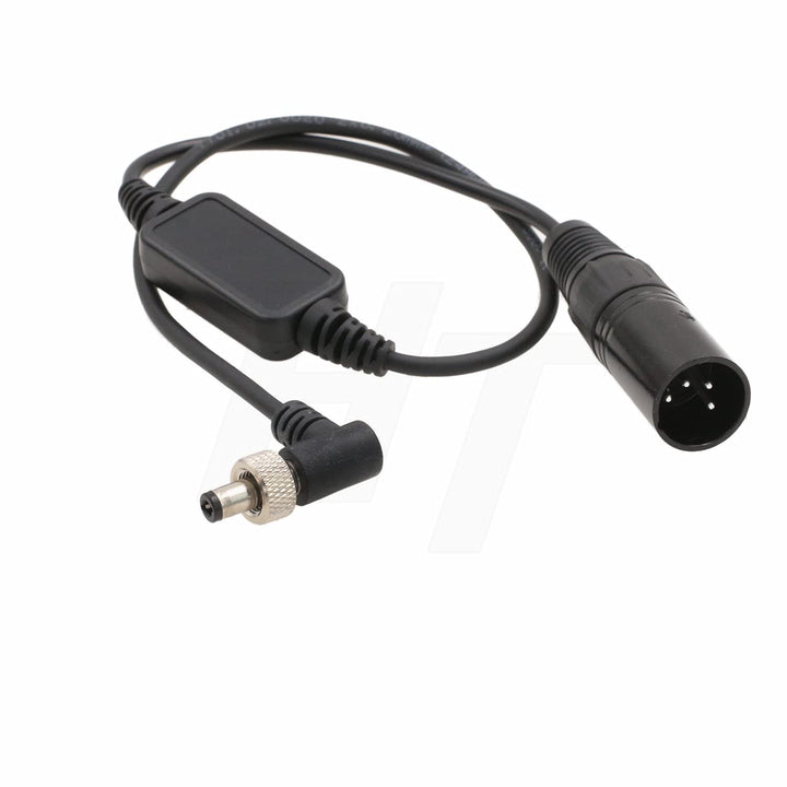 XLR 4-Pin 12V Locking DC Barrel Power Cable for Blackmagic Video Assist 12G HDR, Atomos Ninja V Moni