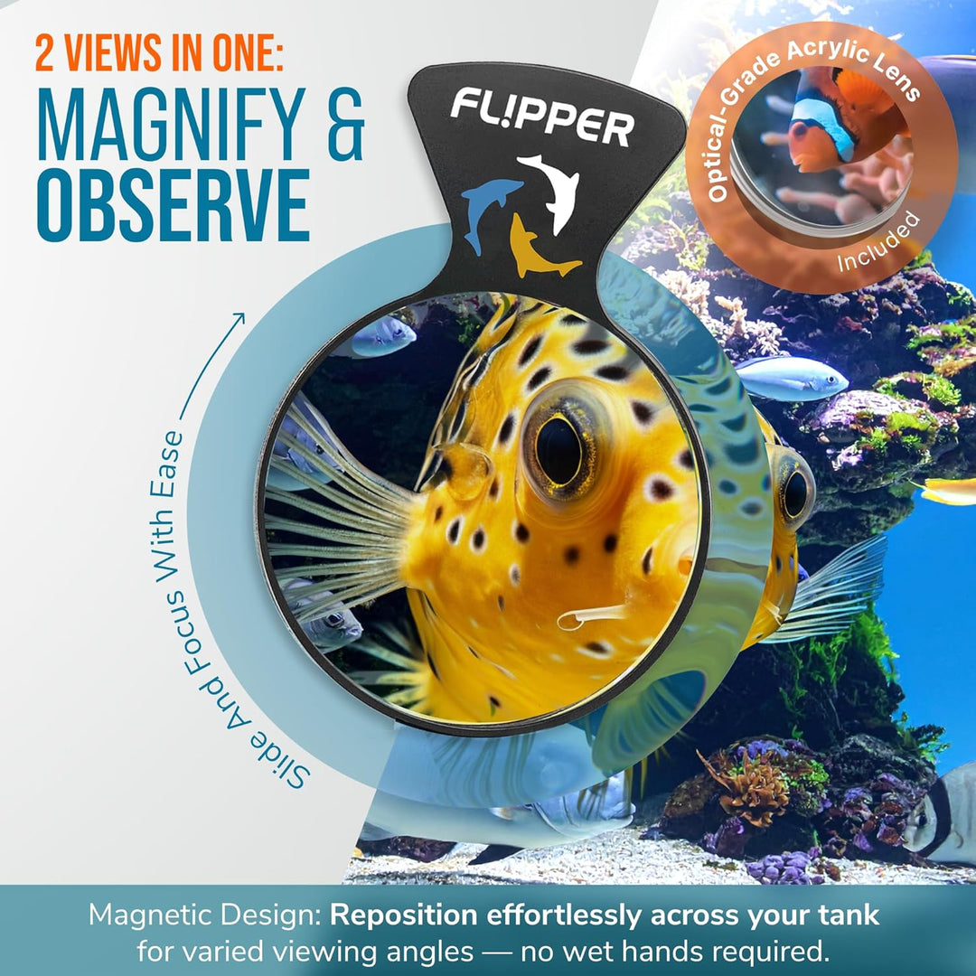 Flipper DeepSee Magnetischer Betrachter für Aquarien, 12,7 cm MAX 5", MAX 5"