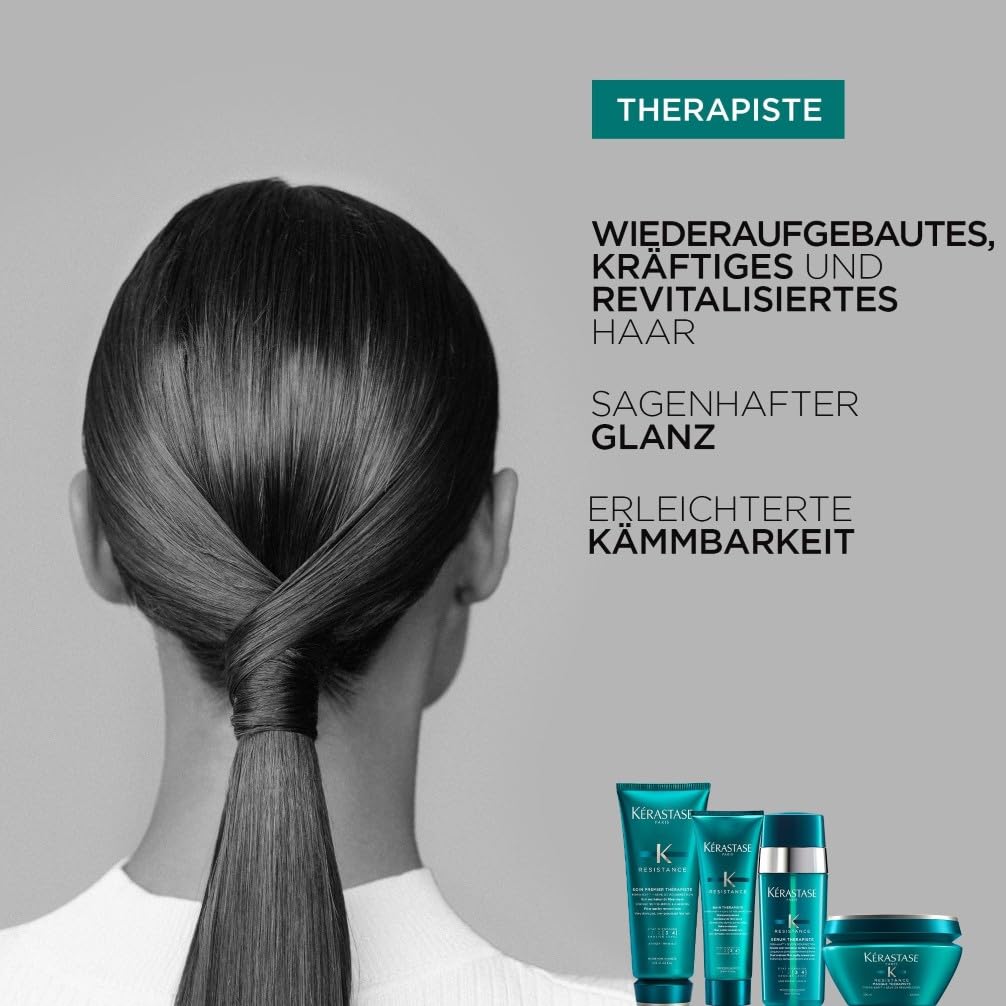Kérastase, Résistance, Pflegeroutine mit Shampoo, Haarmaske und Haarserum, Für sehr geschädigtes und