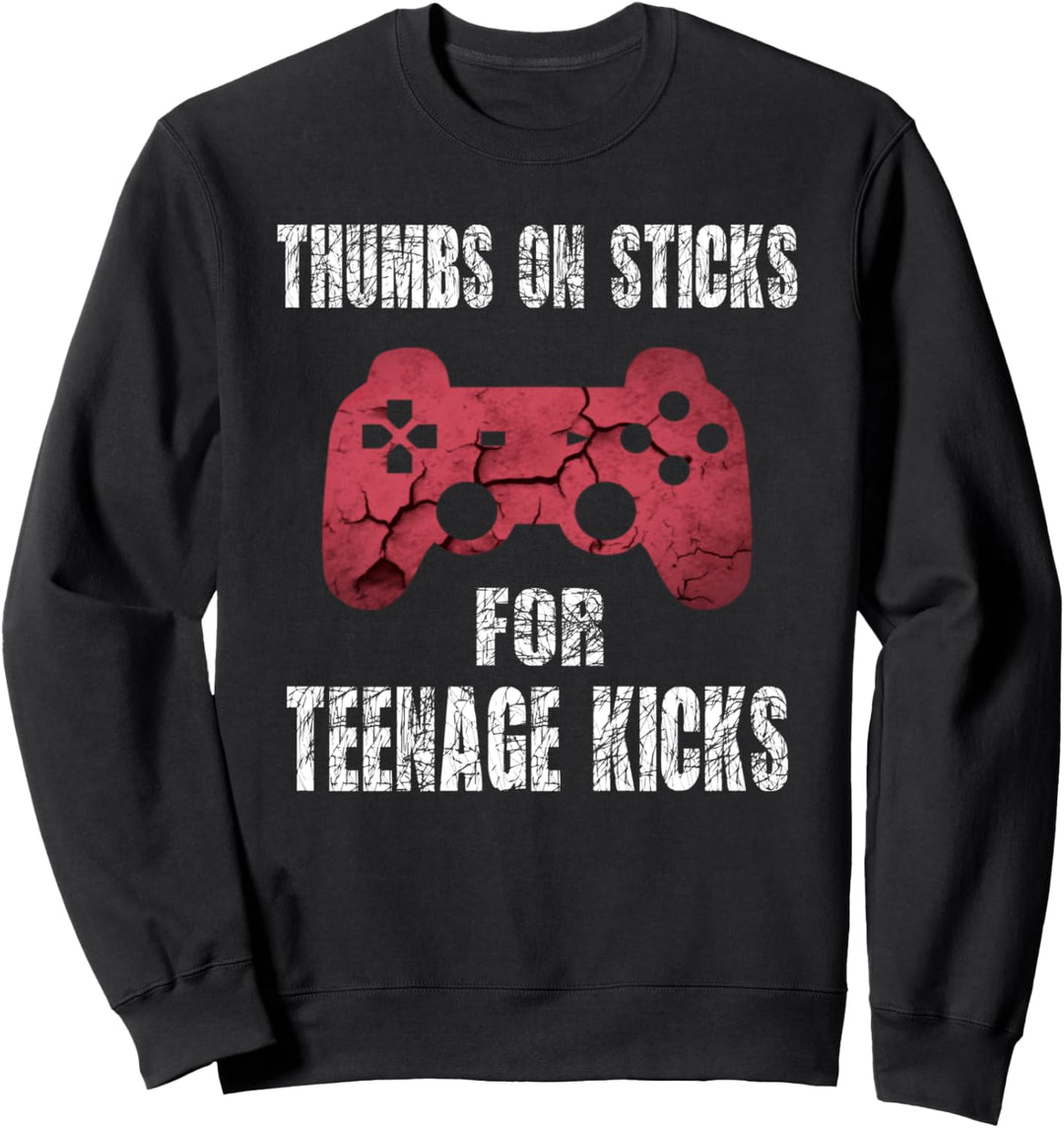 Lustige Gamer Zocker Videospiele Geschenk Jungen Teenager Sweatshirt