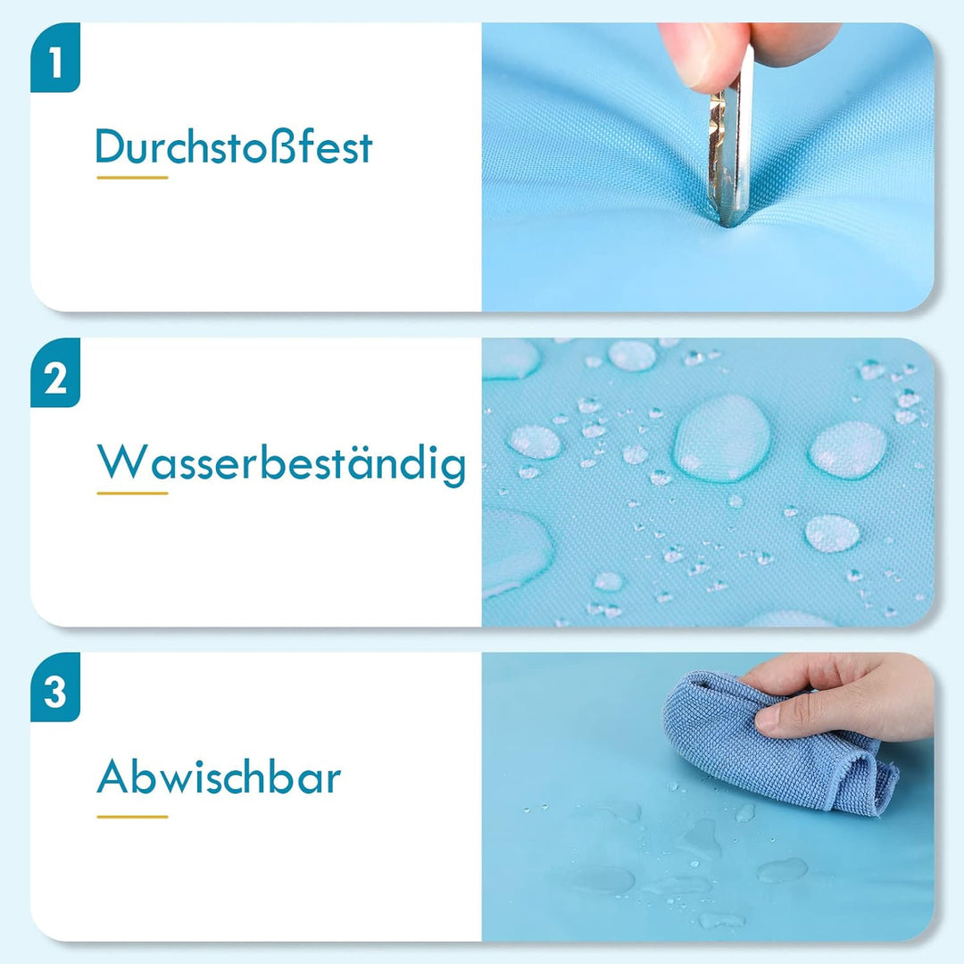 Pawtasy Kühlmatte für Hund, Kühldecke Hunde, Kühlkissen mit Ungiftiges Gel für Grosse Mittelgrosse H