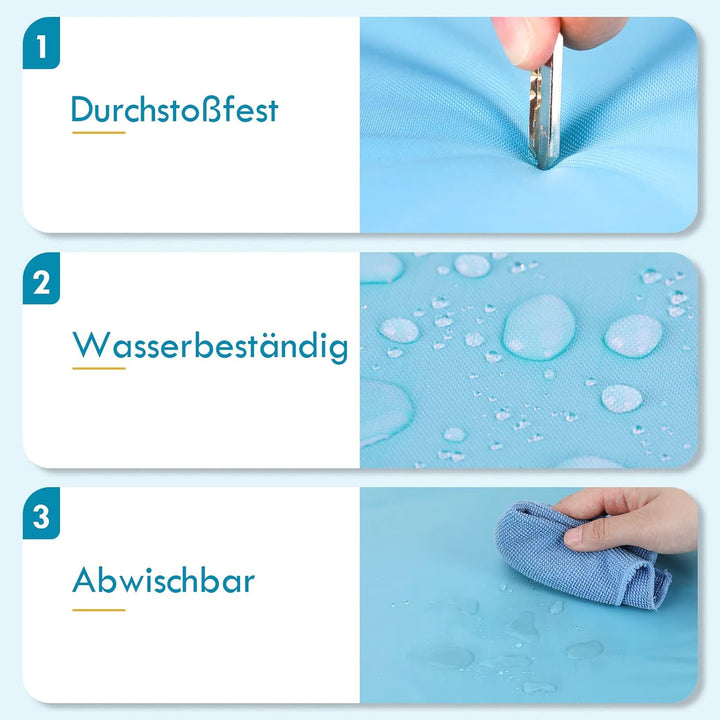 Pawtasy Kühlmatte für Hund, Kühldecke Hunde, Kühlkissen mit Ungiftiges Gel für Grosse Mittelgrosse H