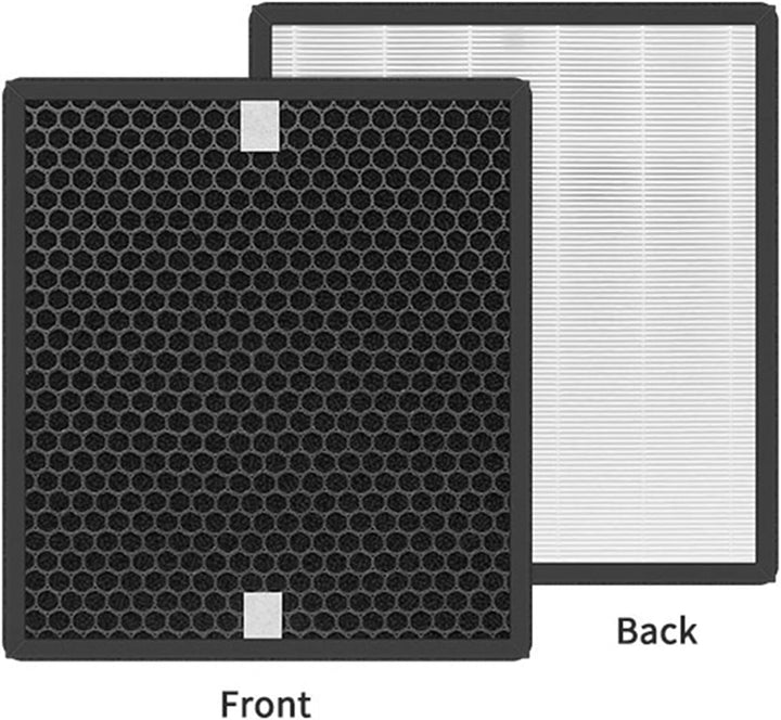 2 in 1 Austauschfilter Set, Filter (HEPA + Aktivkohle) kompatibel mit Philips AC4080/10, AC4158/00 A