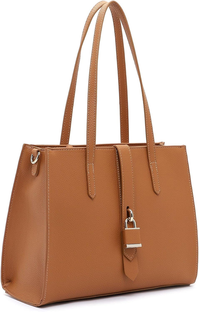 Tamaris Shopper Jasmina 31753 Damen Handtaschen Uni Einheitsgrösse Cognac 700, Einheitsgrösse Cognac