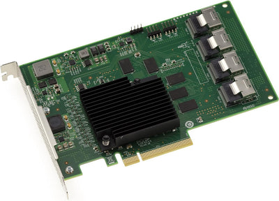 KALEA-INFORMATIQUE PCIe 2.0 SAS 6GB Controller-Karte mit 16 internen Ports. OEM-Modell 9201-16I SAS