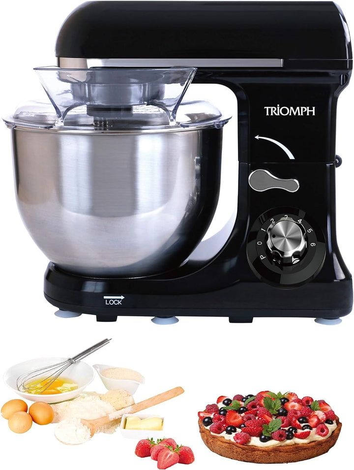 Triomph ETF1815 Teigmaschine 4 l – 600 W, 4 liters, Schwarz