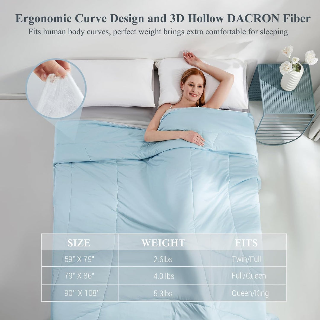 Elegear Kühldecke für King-Size-Betten – Japanisches Arc-Chill 3.0 Cool-Tech-Gewebe, absorbiert Körp