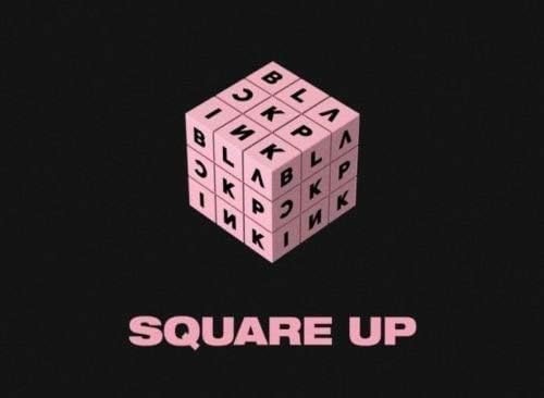 BLACKPINK - [Square Up 1st Mini Album Black Ver CD+Booklet+PhotoCard+SelfieCard+Lennticular Lyrics+P