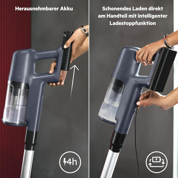 AEG 6000 Akku-Staubsauger / 103.000 U/Min / 175.000 dPa / Digitalmotor / Kabellos / bis zu 99 % Stau