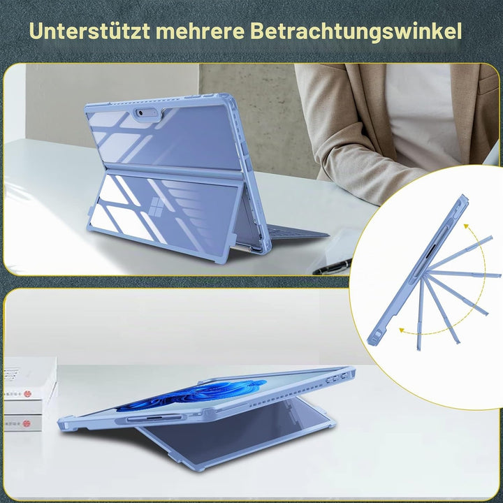 Fintie Hülle für Microsoft Surface Pro 9 / Pro 9 5G 13 Zoll 2022, Stossfeste Robuste Hartschalen Sch