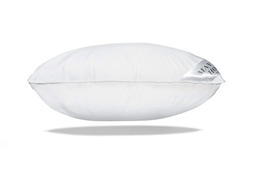Mayaadi Home Kopfkissen 80x80 cm | 1600g Füllung, 70% Daunen 30% Federn | 100% Natur Bezug aus Baumw