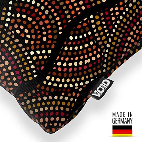 VOID Ethno Muster Orange Kissenbezug Kissenhülle Sofakissen Kissen Deko Outdoor-Kissen Dekokissen, K