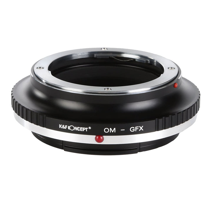 K&F Concept® OM - GFX Objektivadapter, Objektiv Adapterring für Olympus OM Objektiv auf Fujifilm Fuj