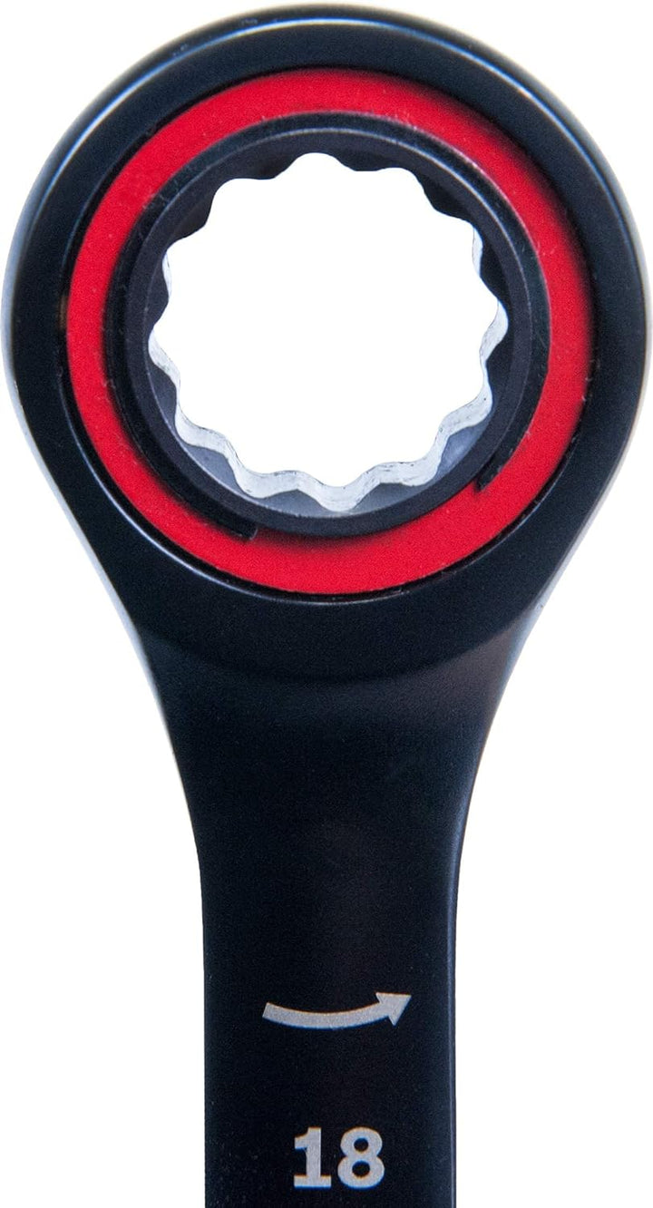 Bosch Professional Ringmaulschlüssel mit Ratschenfunktion (Chrom Vanadium Stahl) - Blau, Ø 12 mm 12m