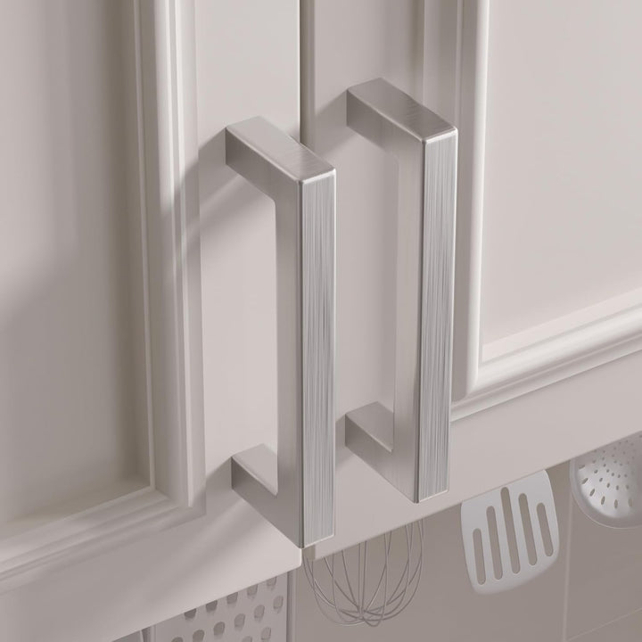 15x Goldenwarm® Möbelgriffe Lochabstand 96mm - Stangengriff Schrankgriffe Moebelgriffe 96mm Edelstah