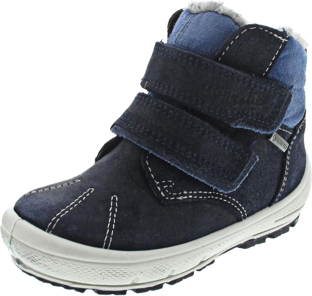 Superfit Jungen GROOVY warm gefütterte Gore-Tex Schneestiefel 19 EU Blau 8000, 19 EU Blau 8000