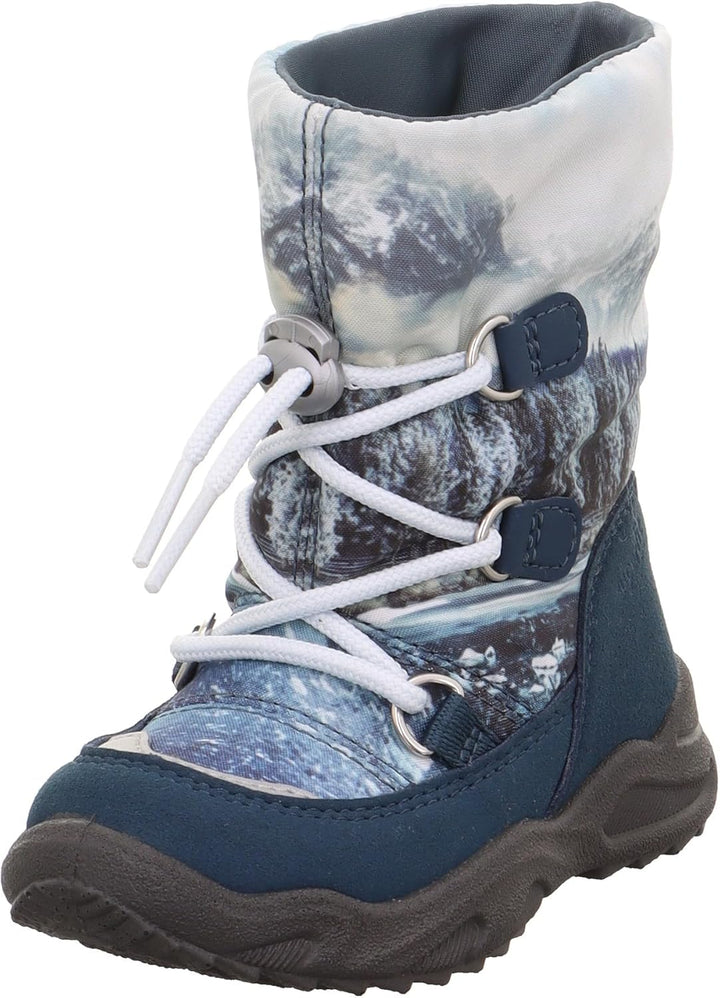 Superfit Jungen Glacier Warm Gefütterte Gore-tex Schneestiefel 25 EU Weit Blau 8010, 25 EU Weit Blau