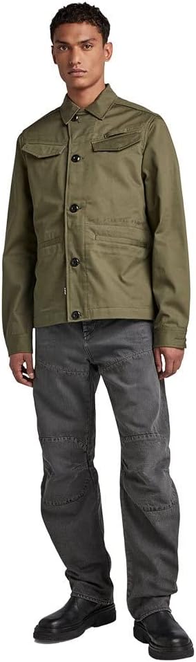 G-STAR RAW Herren Worker Overshirts M Grün (Shadow Olive D21445-c900-b230), M Grün (Shadow Olive D21