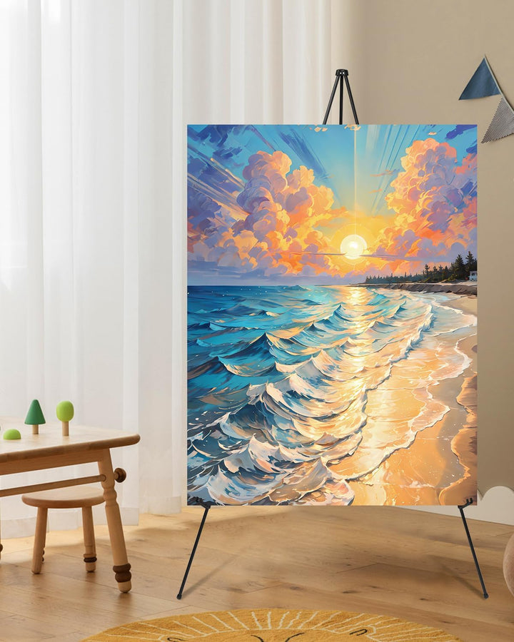 Künstler Staffelei Stand,160cm Verstellbares Stativ Tisch Kunst Leinwand Malerei Display,Tragbar fal