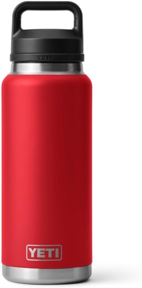 YETI Rambler Flasche Mit Chug-verschluss, Rescue Red, 36oz (1065ml), Rescue Red