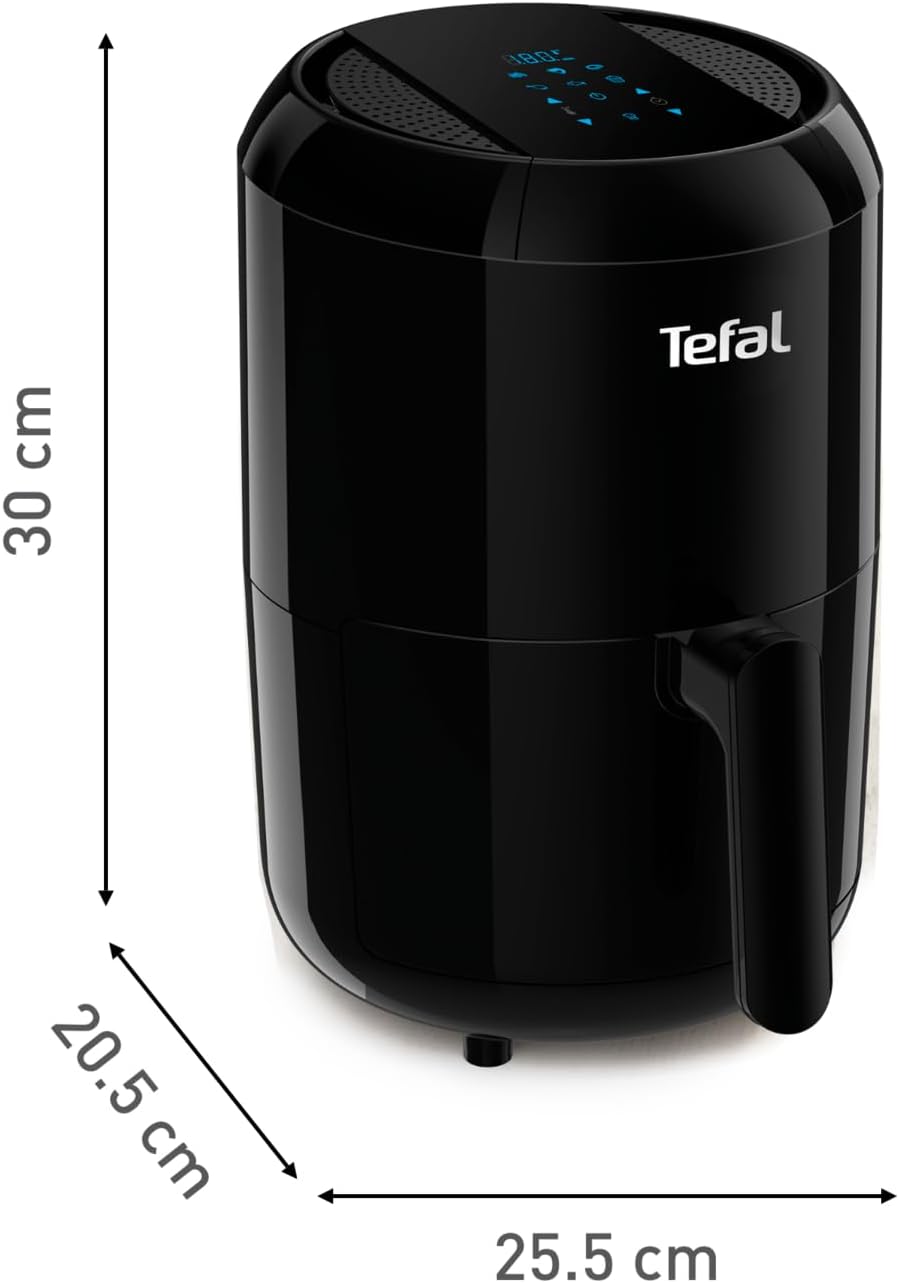 Tefal EY3018 Easy Fry Compact Heissluftfritteuse | Kapazität: 1,6 L | 6 Kochprogramme | Digitales Di
