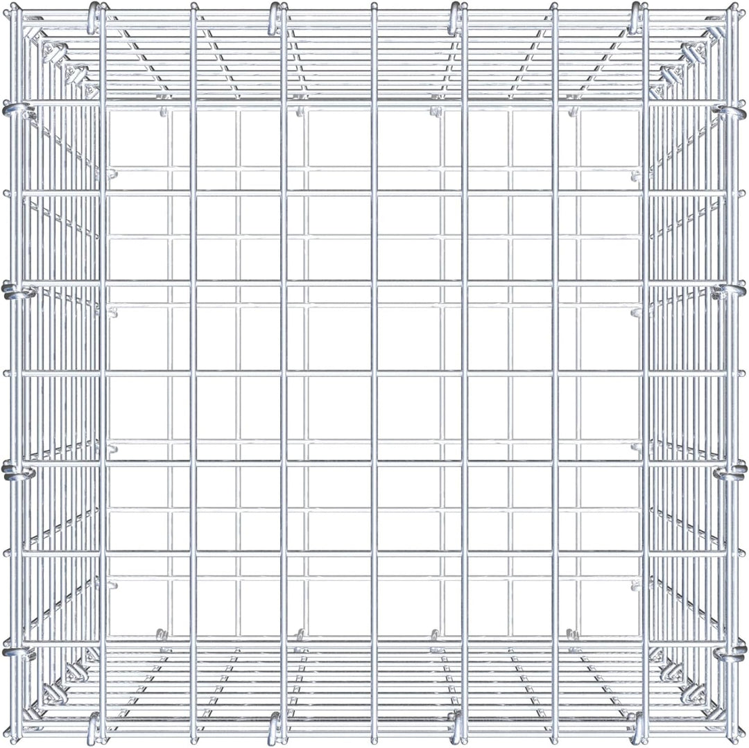 GABIONA Steinkorb-Gabione eckig, Maschenweite 5 x 5 cm, Tiefe 40 cm, Gabione 40 x 40 x 40 cm (L x H