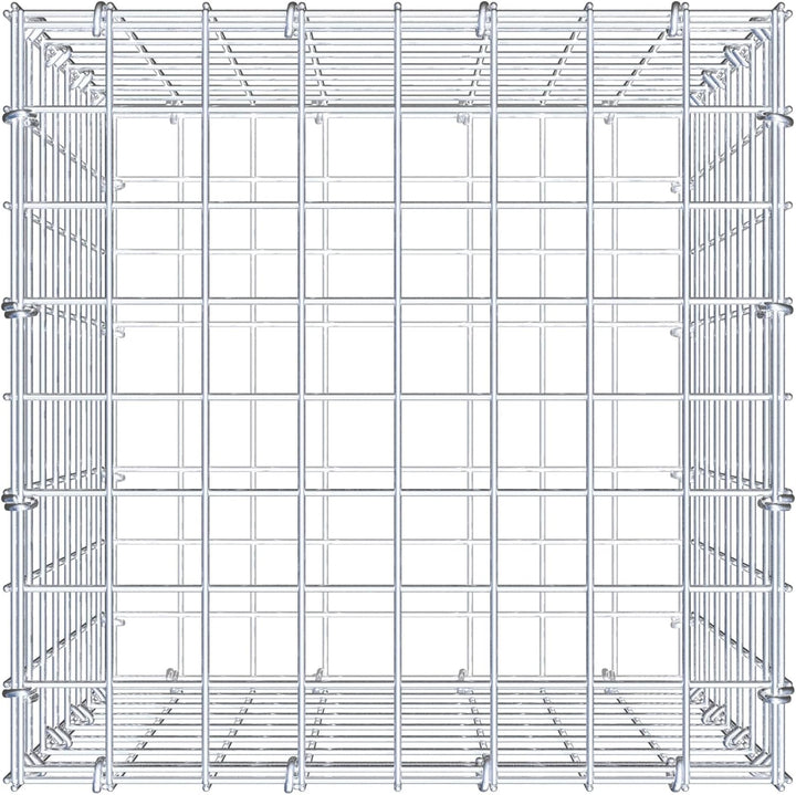 GABIONA Steinkorb-Gabione eckig, Maschenweite 5 x 5 cm, Tiefe 40 cm, Gabione 40 x 40 x 40 cm (L x H