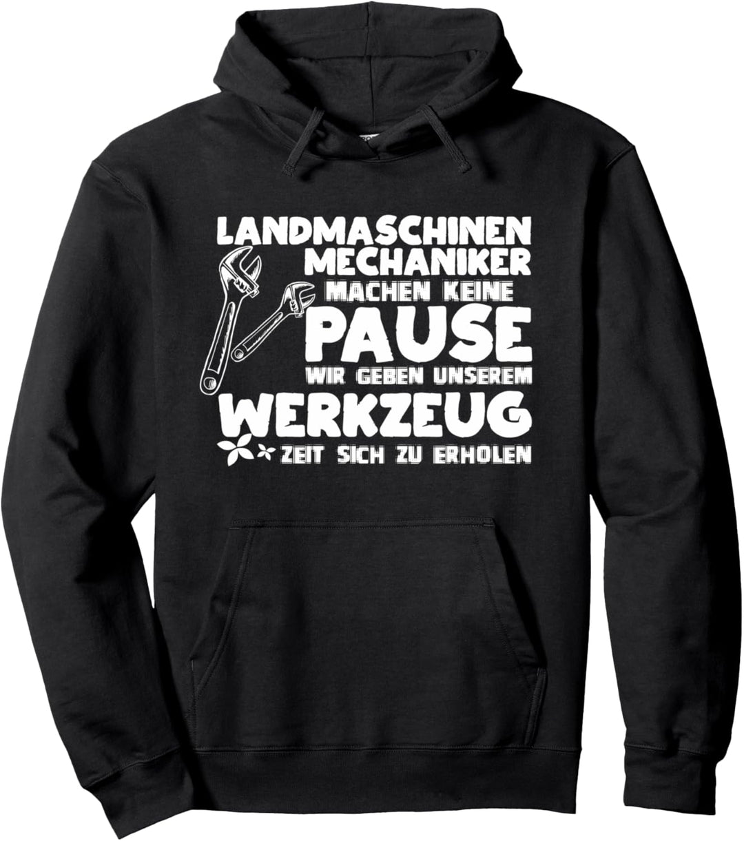 Landmaschinen Mechaniker Landwirt Pullover Hoodie