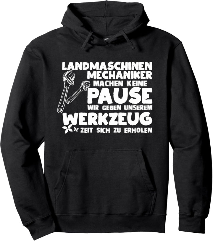 Landmaschinen Mechaniker Landwirt Pullover Hoodie