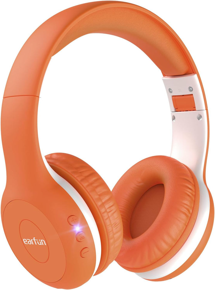 EarFun Bluetooth Kopfhörer Kinder, 85/94dB Lautstärkeregelung, HiFi Sound, HD-Mikrofon, 40 Std Akku,