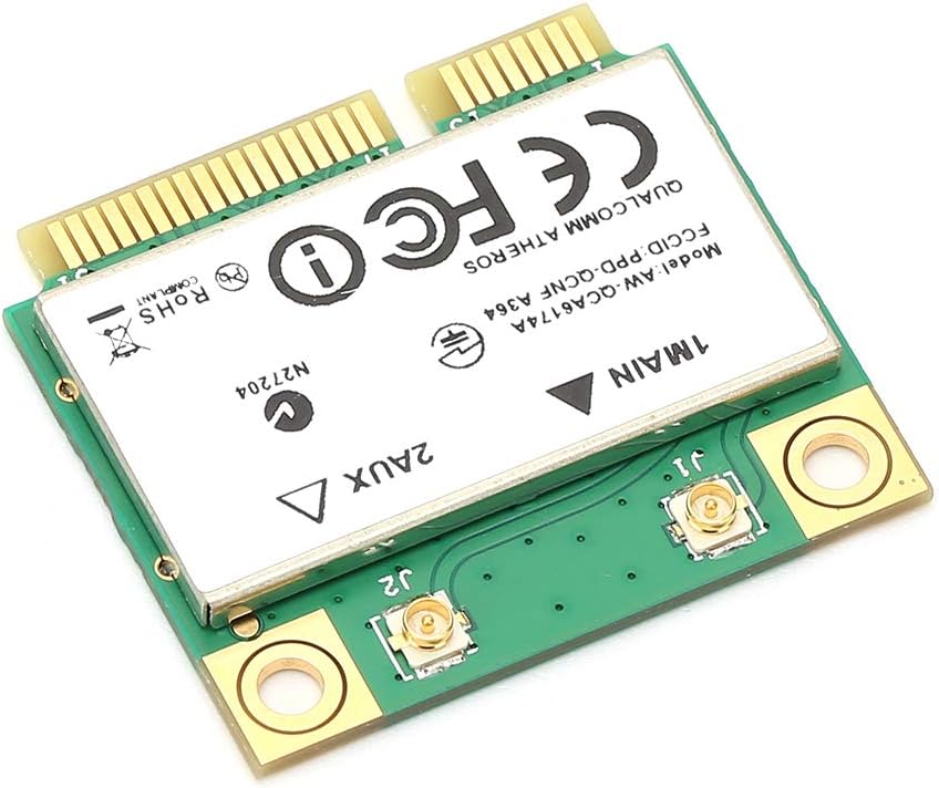 Drahtlose Netzwerkkarte, Mini PCI-E Bluetooth 4.1 Wi-Fi-Karte 2,4G-300 Mbit/s/5G-867 Mbit/s, Hochges