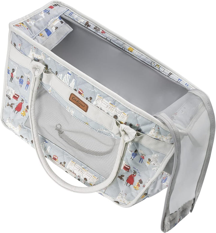 Cath Kidston Tragetasche für Haustiere, Hunde/Katzen, Stoff, London-Aufdruck