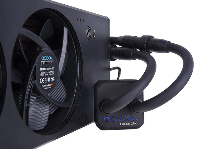 Alphacool 11594 Eisbaer Extreme Liquid CPU Cooler 280 - Black Edition Wasserkühlung Sets und Systeme