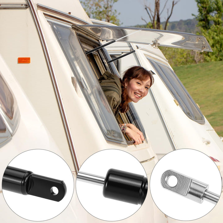 QWORK® 2 Stück Gasdruckfeder, Gasdruckdämpfer, Zubehör für Wohnwagen, Kompatibel mit Seitz Dometic H