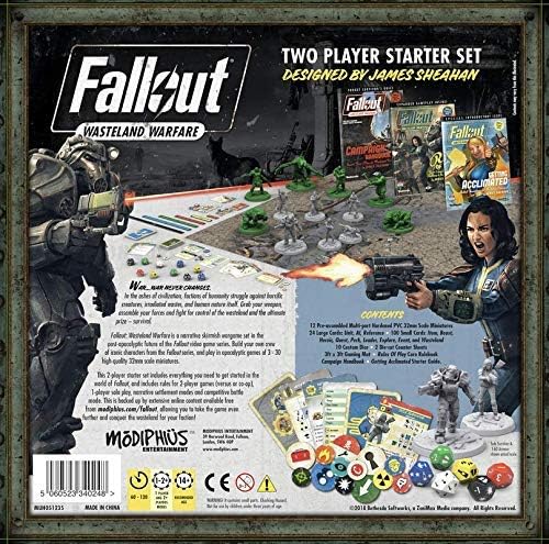 Modiphius Entertainment MUH051235 Fallout: Wasteland Warfare Zubehör, Rot/Ausflug, einfarbig (Getawa