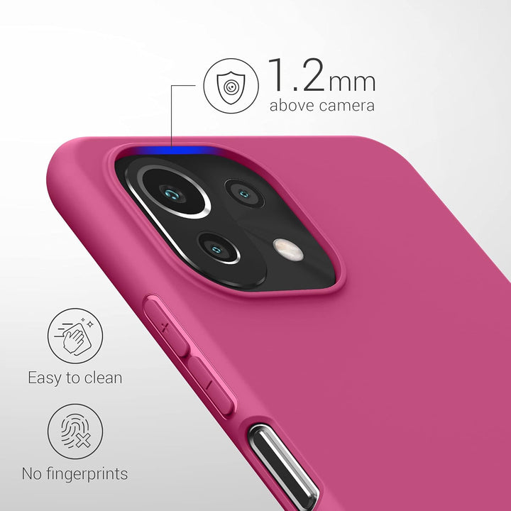 kwmobile Handyhülle für Xiaomi 11 Lite (5G) NE/Mi 11 Lite (5G) Hülle - TPU Case - Kabelloses Laden -