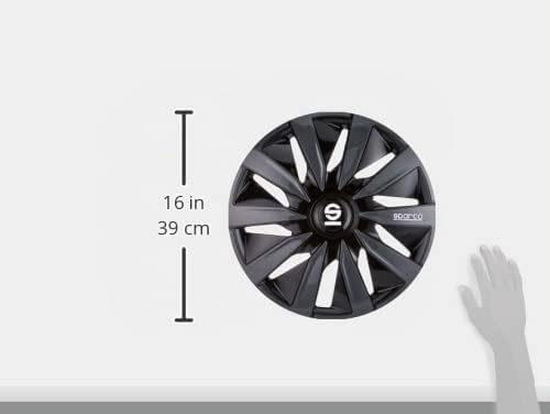 Sparco SPC1391BKGR Radzierblenden Lazio 13-Zoll Schwarz/Grau 13" Schwarz/Grau, 13" Schwarz/Grau